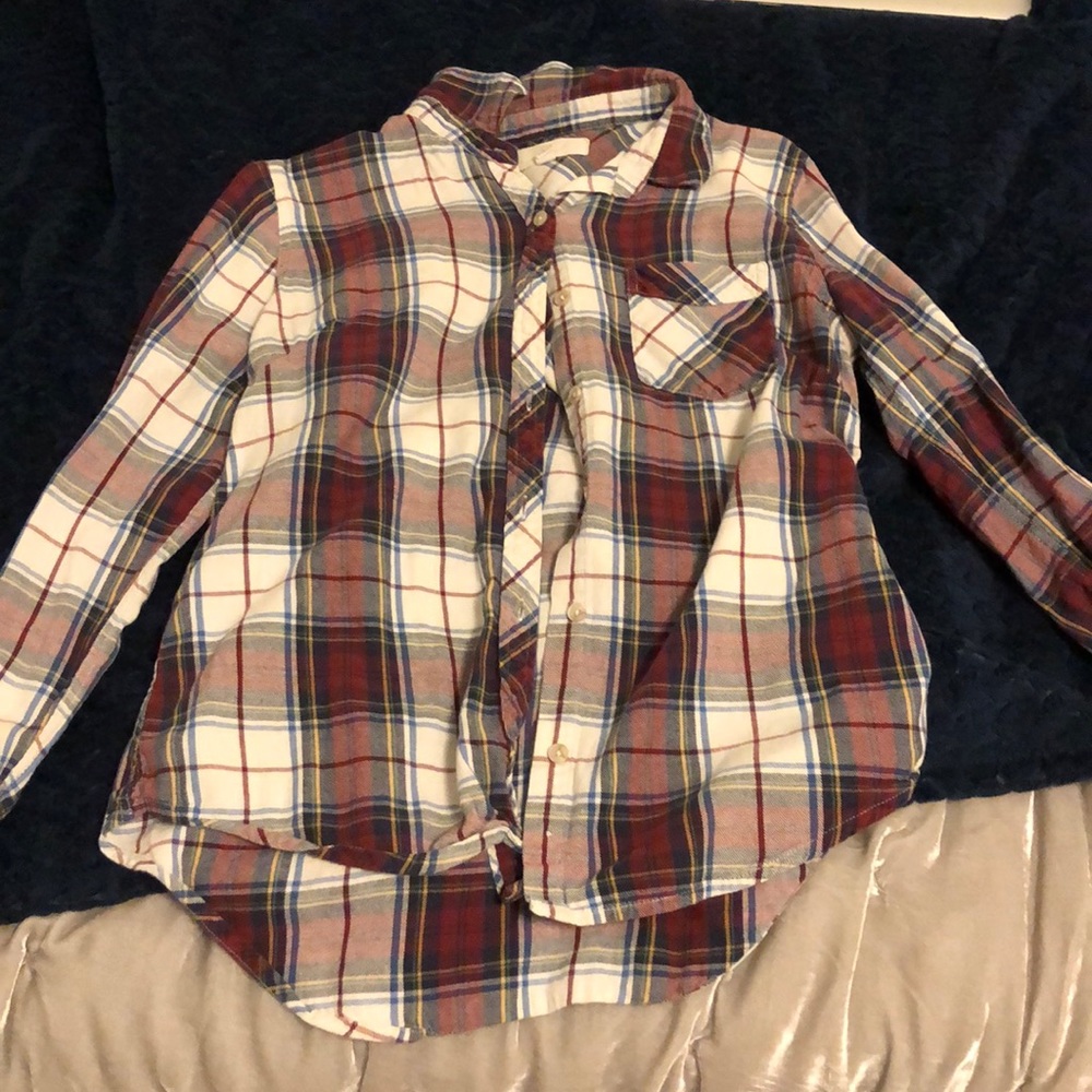 Plad button up shirt